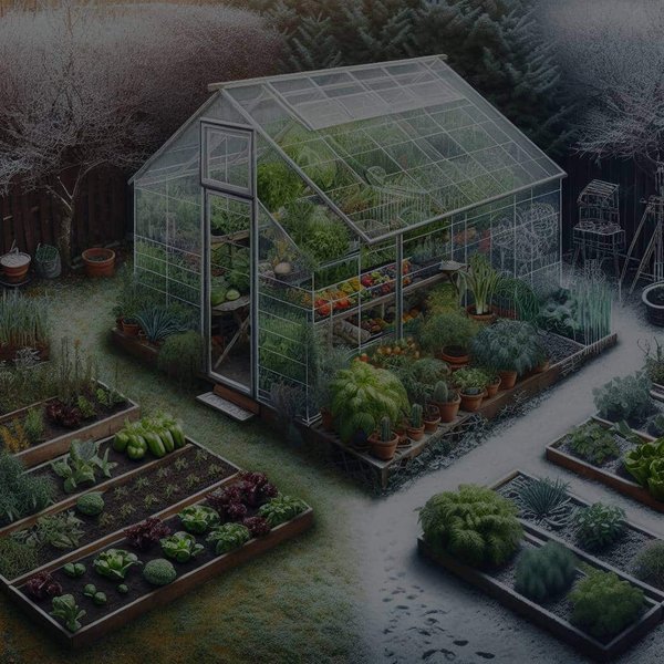 Comment aménager une serre hivernale productive dans un jardin de zone tempérée ?