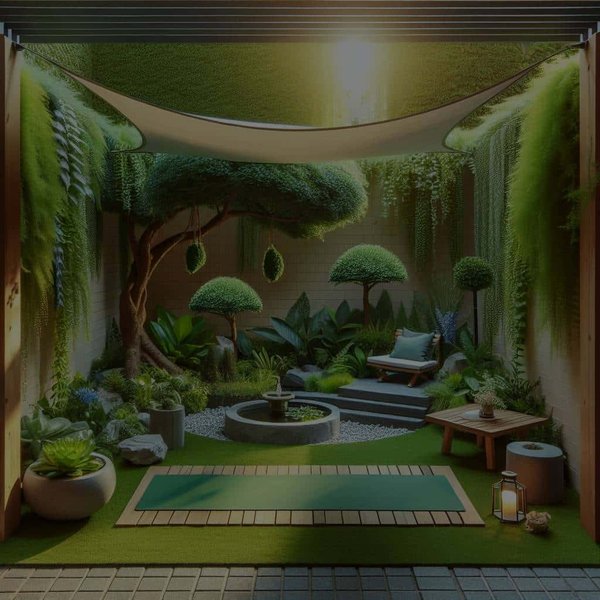 Comment aménager un petit espace extérieur pour une pratique du yoga en plein air ?