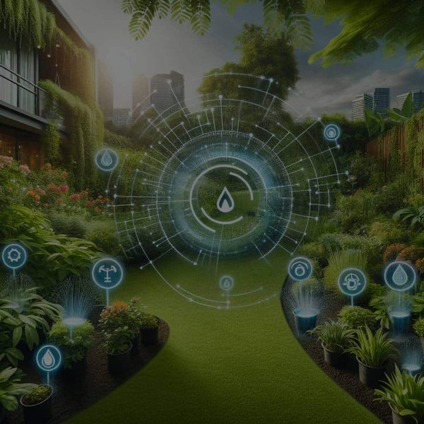 Quelle est la meilleure approche pour la gestion de l'eau dans un jardin durable avec un système d'irrigation intelligent ?